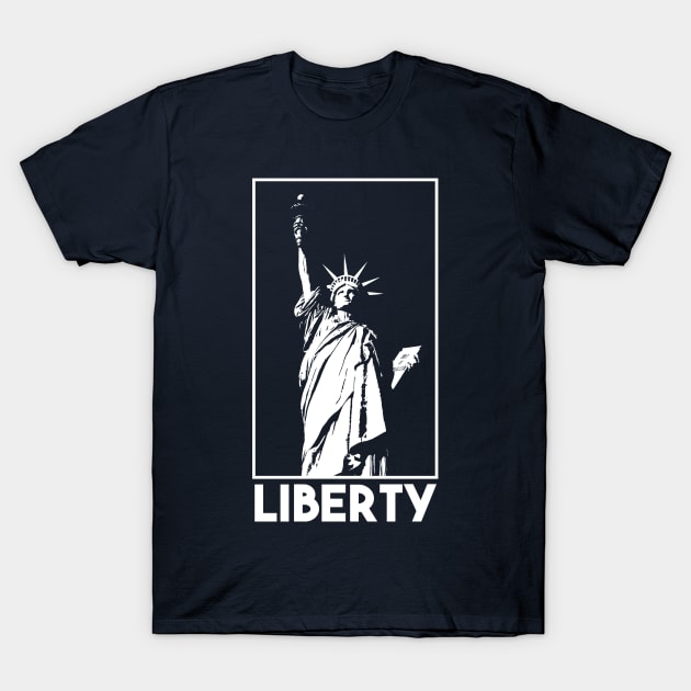 Liberty statue T-Shirt by Egit